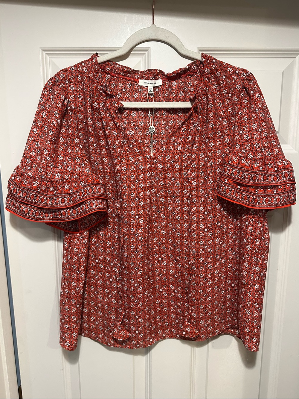Max Studio XL Blouse NWT